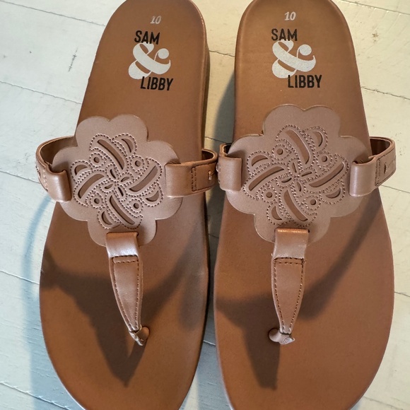 Sam & Libby Women's Alexandra Thong Sandal Size 10 - Picture 1 of 5